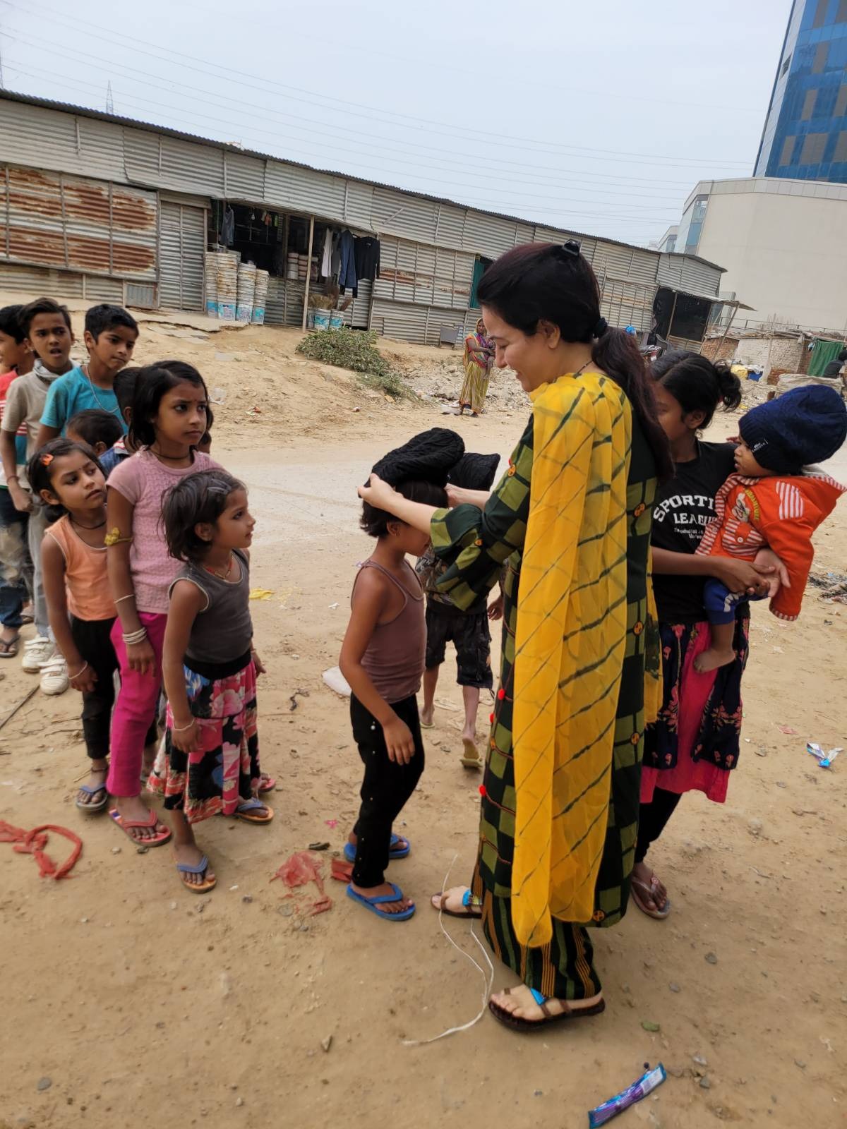 Honeypreet Insan – Winter Clothes Distribution