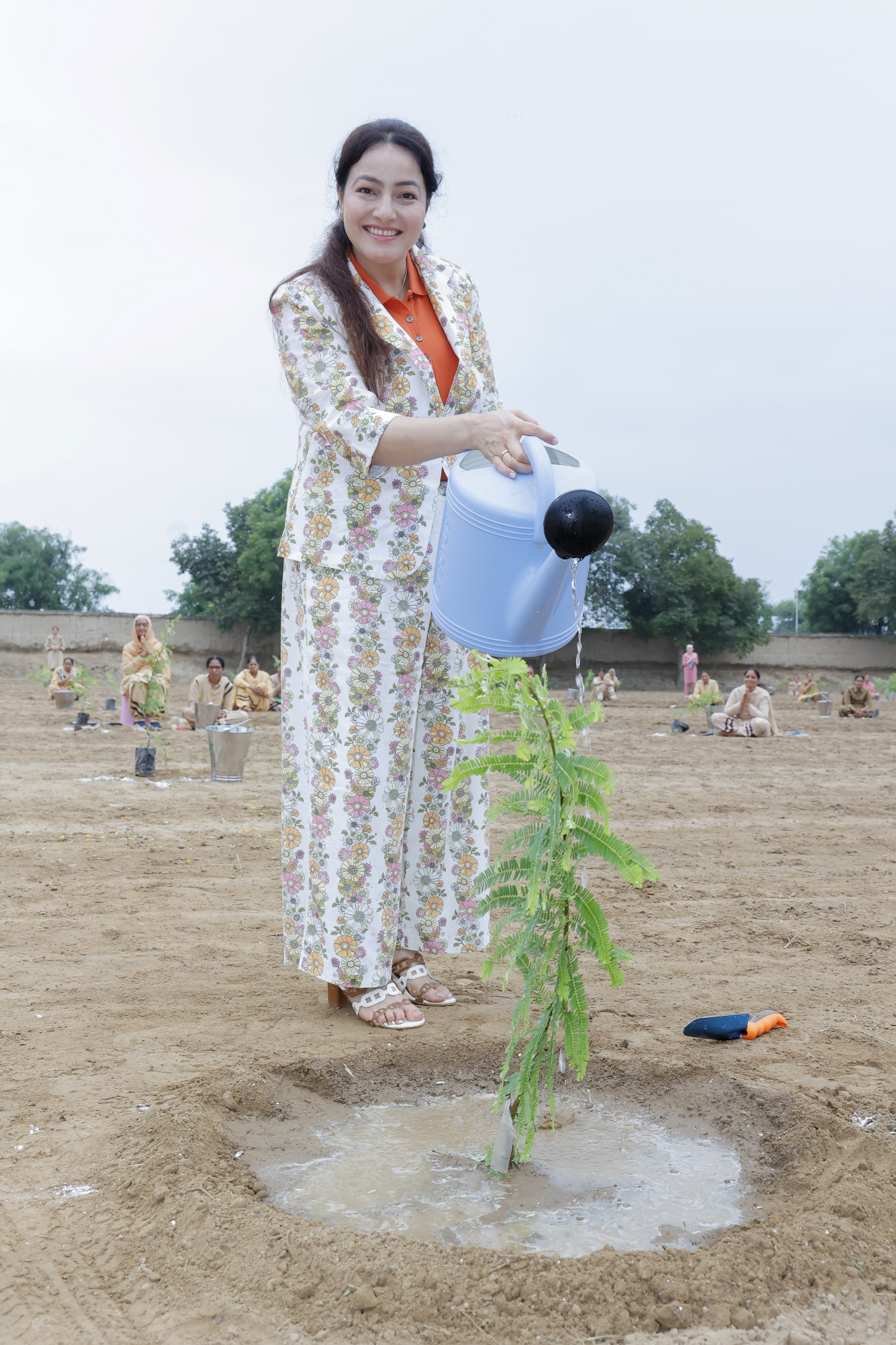 Honeypreet Insan – Tree Plantation